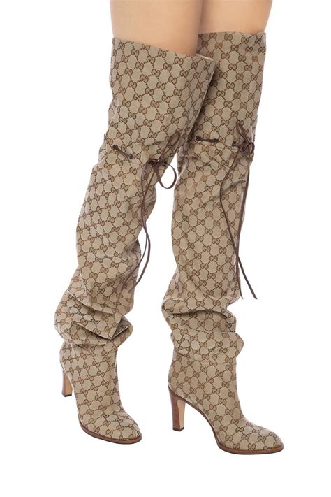 gucci shoes boots|gucci thigh high boots.